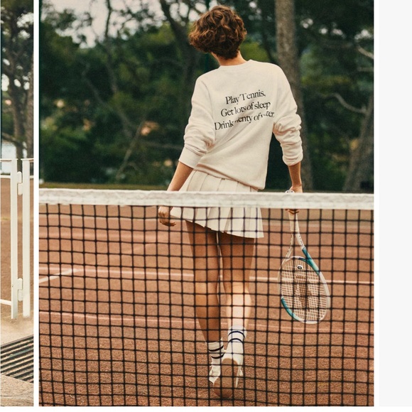 NWOT Sporty & Rich x Lacoste Tennis Skirt - Picture 6 of 6